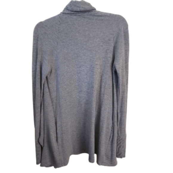 Lilly Pulitzer Elyssa Waterfall Cardigan Sweater Wrap Gray Size XS - Picture 3 of 9
